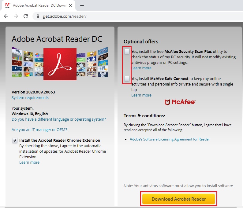 Free adobe acrobat download for windows 10